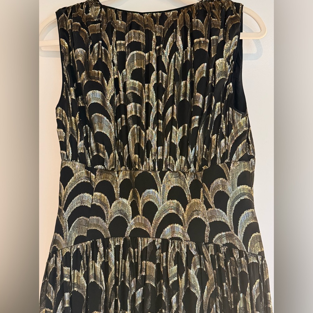 Banana Republic Black and Gold Maxi Dress - Picture 10 of 10